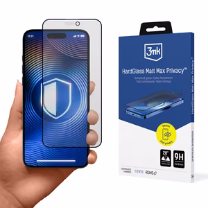 Aizsargstikls 3mk Hardglass Matt Max Privacy Apple iPhone 16 Pro