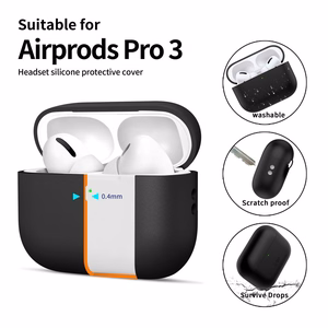 Tech-Protect Силиконовый Чехол для AirPods Pro 3 - чёрный