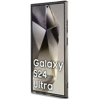 Karl Lagerfeld IML Ikonik magnētiskais viedtālruņa apvalks Samsung Galaxy S24 Ultra - melns