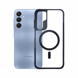 3mk Satin Armor Magnētiskais viedtālruņa apvalks Samsung Galaxy A25 5G - caurspīdīgs