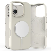 Tech-Protect Silikona PU MagSafe iPhone 16 Pro apvalks (m) - beigs
