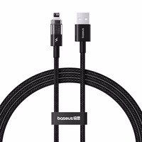 Baseus Gem USB to IP 2.4A fast charging cable 1 m melns