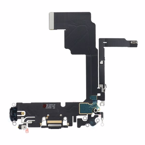 Uzlādes fleksis USB IPHONE 15 Pro melns OEM