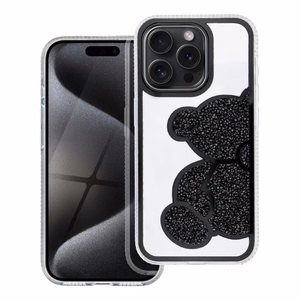TEDDY BEAR viedtālruņa apvalks IPHONE 13 MINI melns
