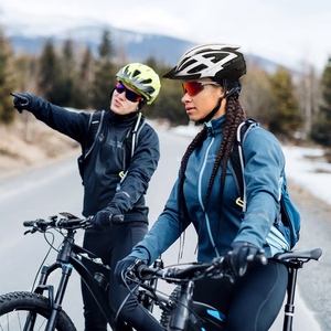 Wozinsky MTB velosipēda ķivere ar noņemamu nagu un aizmugurējo USB gaismu M - melns un balts
