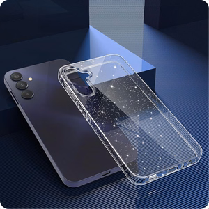 Tech-Protect FlexAir Viedtālruņa apvalks Samsung Galaxy S25 - Caurspīdīgs-mirdzošs