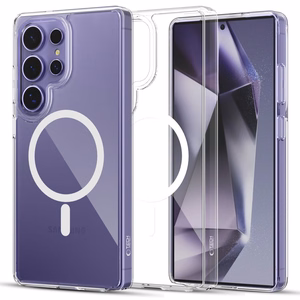 Tech-Protect FlexAir Hybrid Magnētiskais viedtālruņa apvalks Samsung Galaxy S25 Ultra - Caurspīdīgs