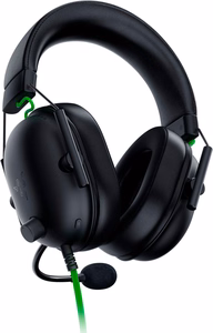 Razer Blackshark V2 X austiņas vadu galvas lente spēļu melnas, zaļas