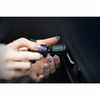 FORCELL F-GRIP PrecisionX magnētiskais automašīnas turētājs vējstiklam / panelim / gaisa ventilācijai, saderīgs ar MagSafe, melns