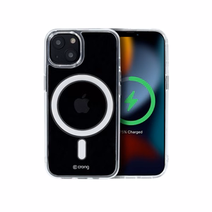 Crong Clear MAG Cover vāciņš ierīcei iPhone 13 Mini, saderīgs ar MagSafe, caurspīdīgs