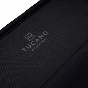 Tucano Velluto 2 neoprēna apvalks ar samta ārpusi 13 collu MacBook Air / Pro un 12 collu klēpjdatoriem, melns