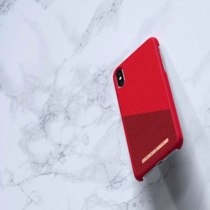 Nordic Elements Saeson Freja vāciņš ierīcei iPhone XS Max, sarkans