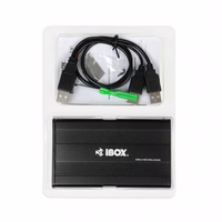 iBox HD-01 HDD enclosure melns 2.5"