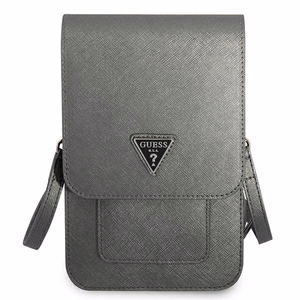 Guess rokassoma GUWBSATMGR pelēka Saffiano Triangle