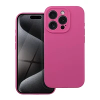 Viedtālruņa apvalks SILICONE 2mm IPHONE 16 Pro rozā