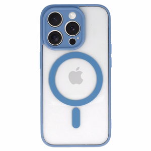 Acrylic Color Magsafe Case for Iphone 16 Pro light blue