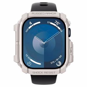 Maciņš SPIGEN RUGGED ARMOR APPLE WATCH 10 (46 MM) bēšs