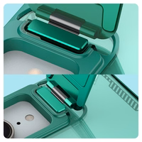 Nillkin Iceblade Prop magnētiskais viedtālruņa apvalks ar kameras vāciņu un statīvu iPhone 16e - zaļš