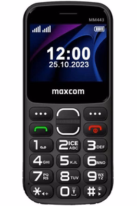 Maxcom MM 443 4G mobilais tālrunis, melns