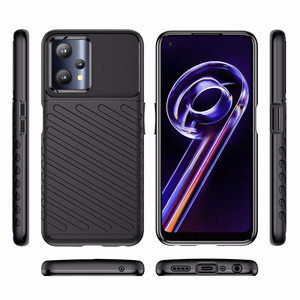Thunder Case гибкий бронированный чехол Realme 9 Pro чёрный