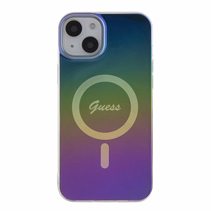 Guess IML Varavīksnes Magnētiskais viedtālruņa apvalks iPhone 15 Plus / 14 Plus 6.7" - daudzkrāsains