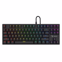 Savio Tempest x2 RGB mechanical keyboard, Outemu sarkans