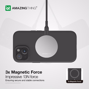 Amazing Thing Smoothie Magsafe Case 8FT IP156.7SMBK for Iphone 15 Plus black