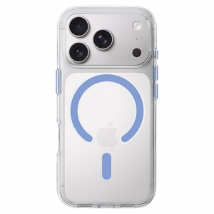 Liavec Pure vāciņš ar kameras vadības pogu, paredzēts iPhone 18 Pro Max/17 Pro Max, gaiši zils