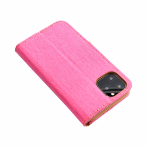 Flip case for Samsung A14 4G / A14 5G Canvas Book pink