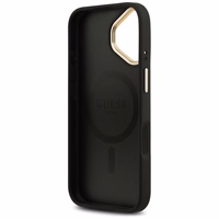 GUESS apvalks IPHONE 17 saderīgs ar MagSafe GUHMP17SP4MSEGCK (PU 4G ar klasisko) melns