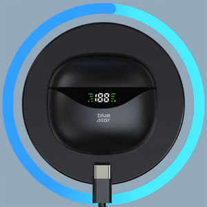 Bezvadu austiņas Blue Star T60 TWS melnas