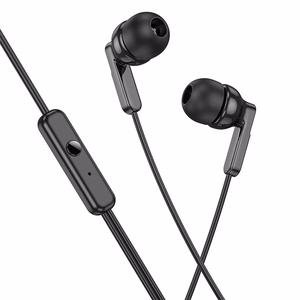 HOCO vadu austiņas Jack 3,5 mm ar mikrofonu M121 melnas