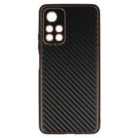 TEL PROTECT Leather Carbon viedtālruņa apvalks Xiaomi Redmi Note 11 5G/Note 11S 5G/Poco M4 Pro 5G melns