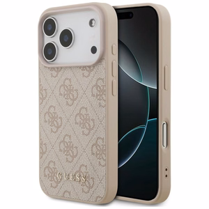 Guess 4G Classic maciņš modelim iPhone 17 Pro / 18 Pro – rozā