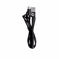 FORCELL C321 kabelis USB A uz Micro USB 2,4A TUBE 1 m melns