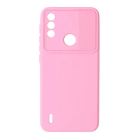 Camshield Soft viedtālruņa apvalks Motorola Moto E7 Power/E7i Power gaiši rozā