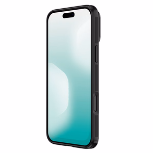 Nillkin CamShield Prop magnētiskais vāciņš iPhone 17 Pro Max / iPhone 18 Pro Max, melns, versija ar caurspīdīgu objektīva vāciņu