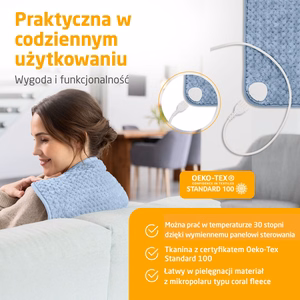 Medisana HP 515 sildspilvens, džinsa zilā krāsā