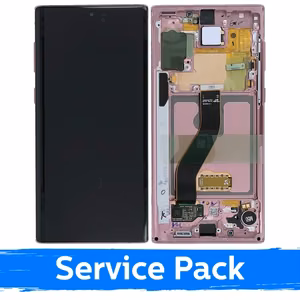 LCD Display Compatible With Samsung N970 Note 10 With Frame / Aura Glow / (Service Pack)