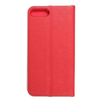 LUNA Book Gold viedtālruņa apvalks iPhone 7 Plus / 8 Plus sarkans