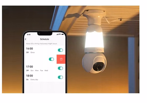 2in1 spuldze un 360° āra WiFi kamera IMOU Bulb Cam 5MP
