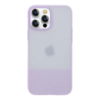 Kingxbar Plain Series viedtālruņa apvalks iPhone 13 Pro Max silikona apvalks violets