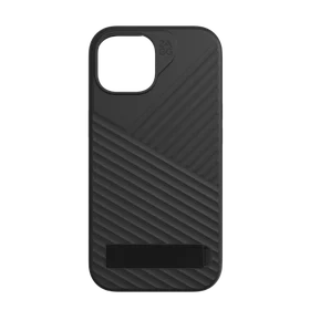 ZAGG Denali Snap KS MagSafe viedtālruņa apvalks ar statīvu iPhone 15 / 14 / 13 - Melns