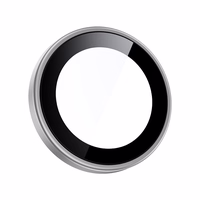 Benks rūdīts stikls DR Sapphire Lens Protector kamerai iPhone 17 Pro/17 Pro Max (3 lēcas) sudraba