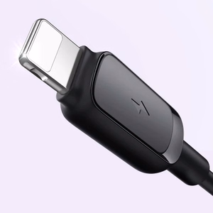 Joyroom Multi-Color Series A14 Lightning /USB-A 2.4A 1.2 m Cable - Black