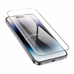 Borofone rūdītais aizsargstikls BF6 Diamond Armor pilnekrāna HD Iphone 15 Pro viedtālrunim - 10 gabalu komplekts