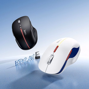 Bezvadu pele Hoco GM40 RGB melns