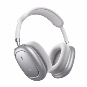 Wireless headphones Hoco W68 ANC silver