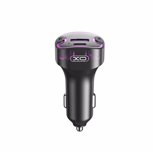 XO raidītājs FM BCC12 Bluetooth MP3 automašīnas lādētājs 3,1A melns