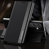 Sleep Pro viedtālruņa apvalks Samsung Galaxy A16 / A16 5G ar atveramu vāciņu un statīvu - melns